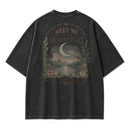 Lunar Lake Wildflower Washed Print Tee