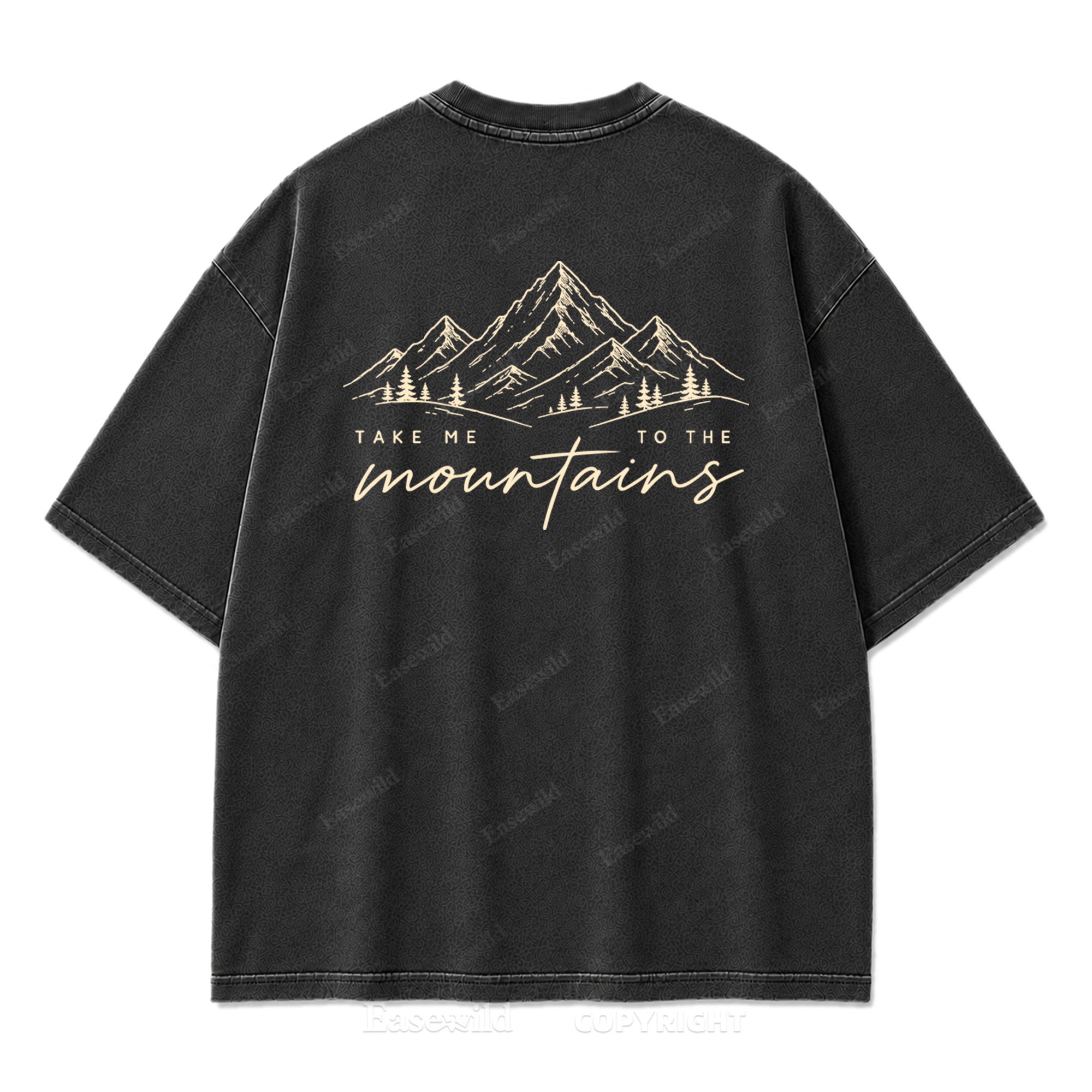Mountain State of Mind Washed Print Tee
