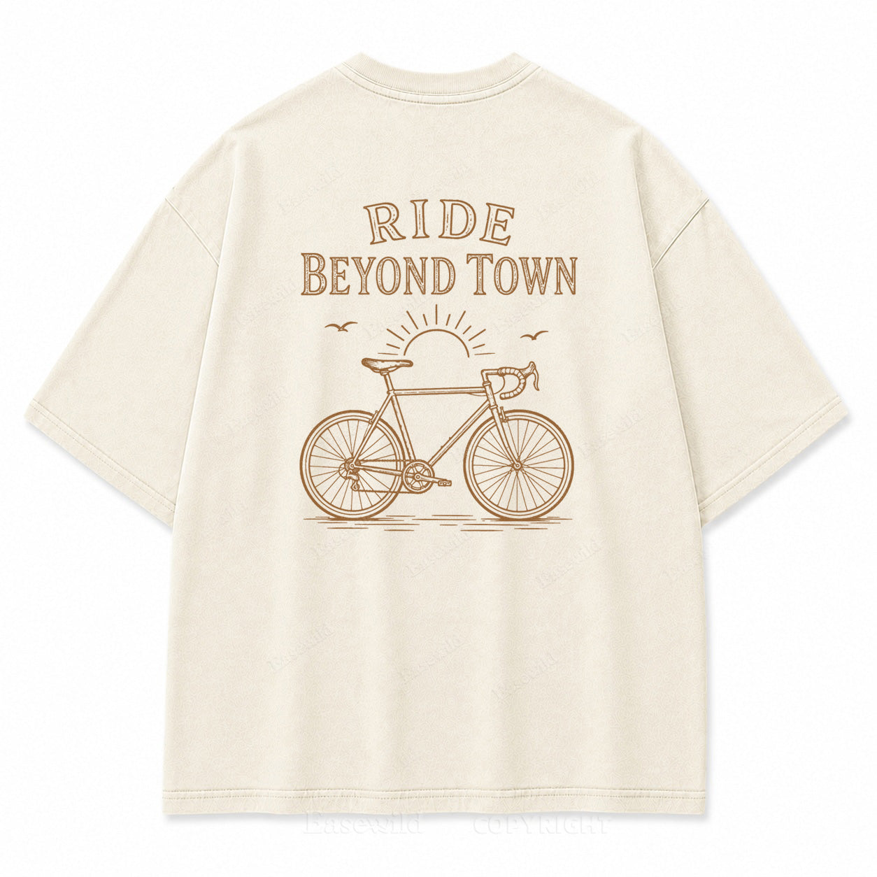 Ride Beyond Town Graphic Back Print Tee