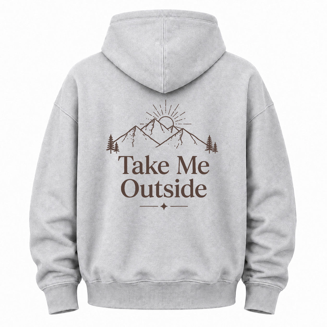 Take Me Outside Graphic Washed Hoodie