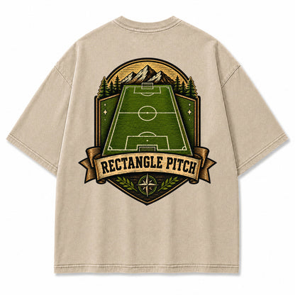 Rectangle Pitch Vintage Graphic T-Shirt