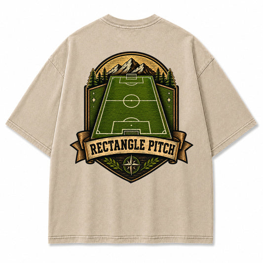 Rectangle Pitch Vintage Graphic T-Shirt