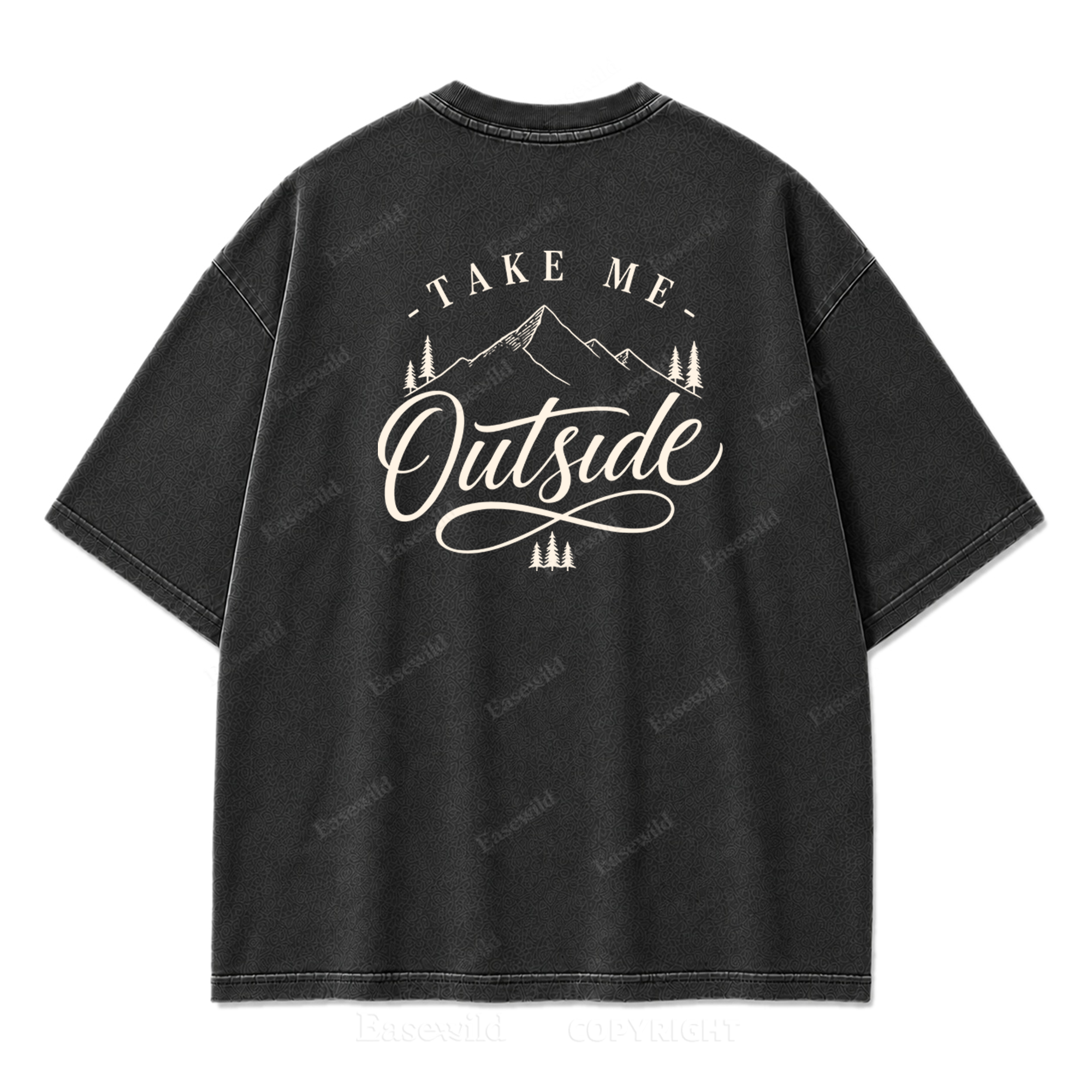 Called Back to the Outside Washed Print Tee