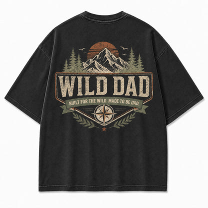 Wild Dad Adventure Washed T-Shirt