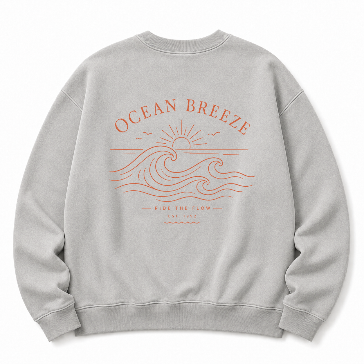 Ocean Breeze Washed Graphic Sweatshirt