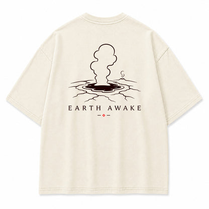 Earth Awake Geyser Graphic T-Shirt