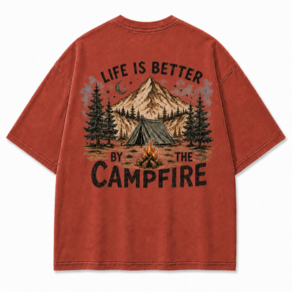 Life Is Better By The Campfire Graphic T-Shirt