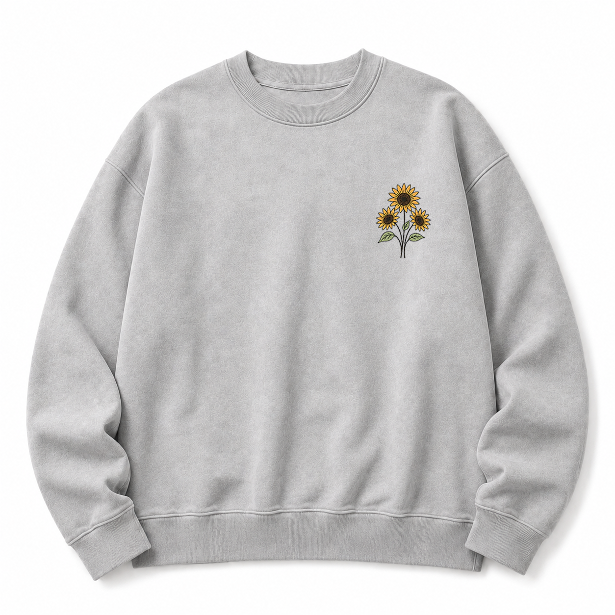 Bloom Where You Are Planted Washed Graphic Sweatshirt