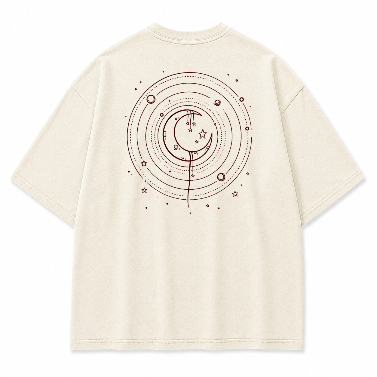 Celestial Moon Orbit Graphic T-Shirt
