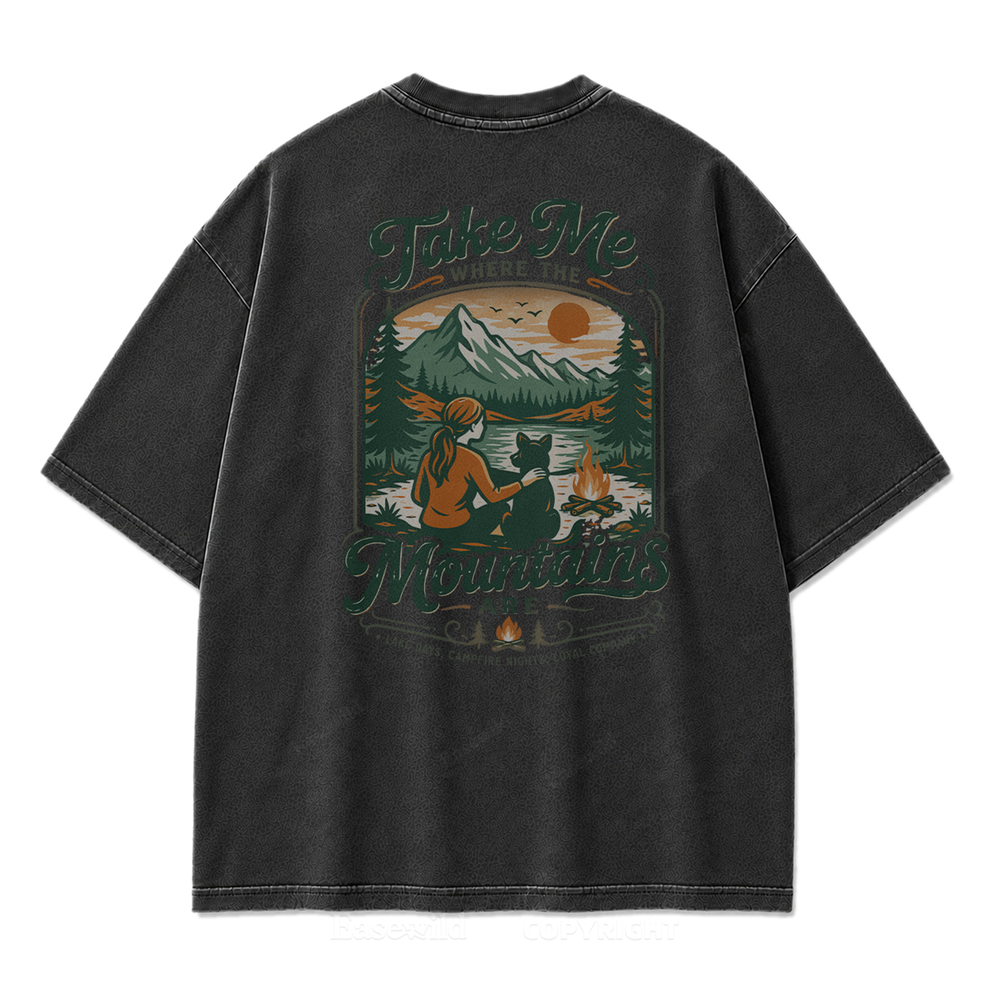 Mountain Days Loyal Company Washed Print Tee
