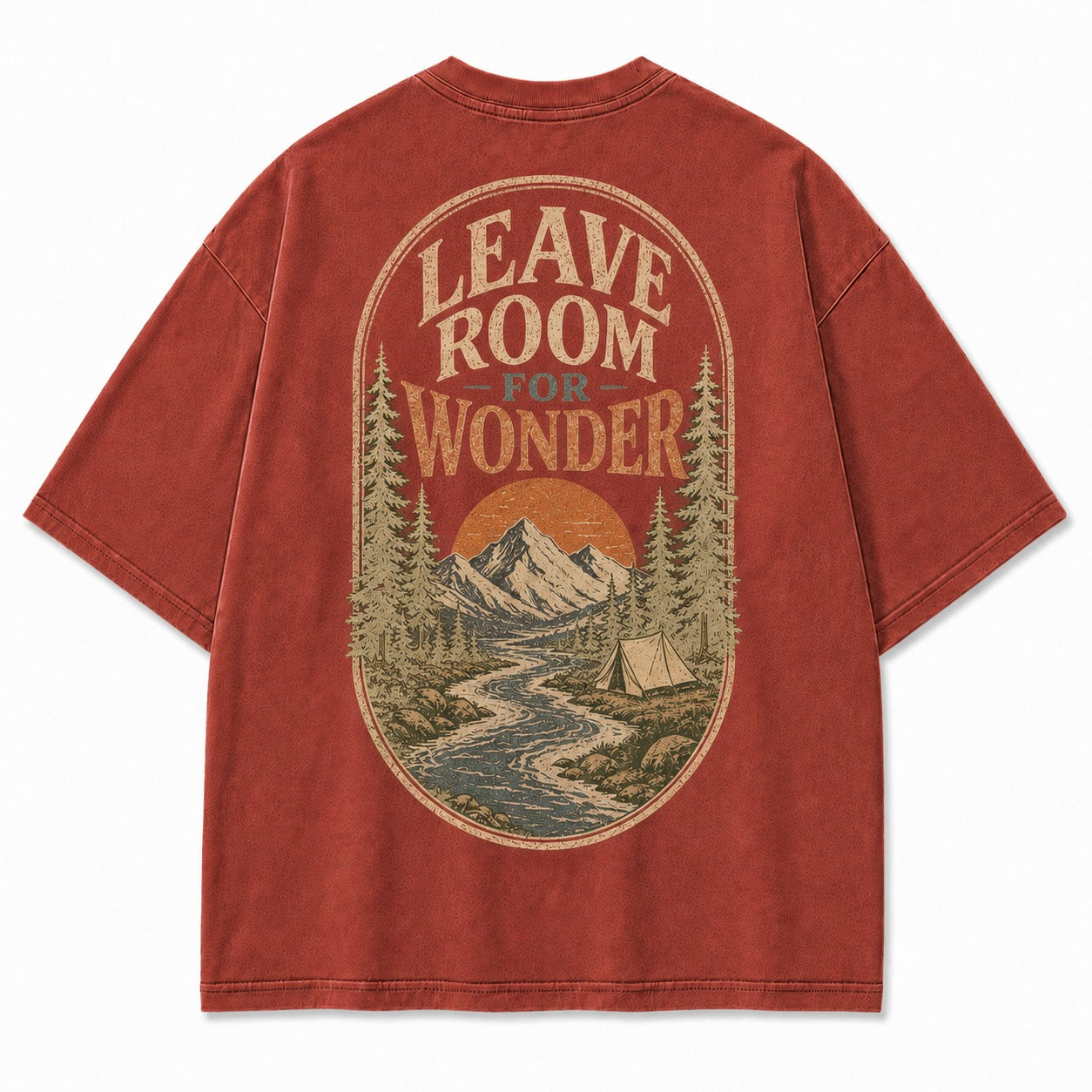 T-Shirt mit Aufschrift "Leave Room for Wonder"