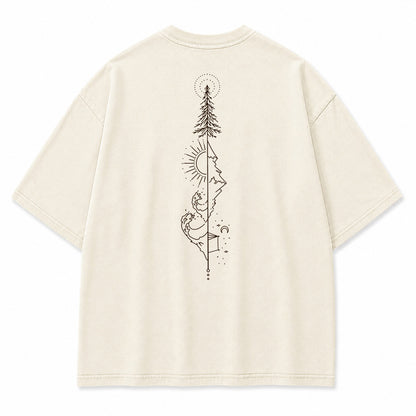 Forest Ocean Balance Graphic T-Shirt
