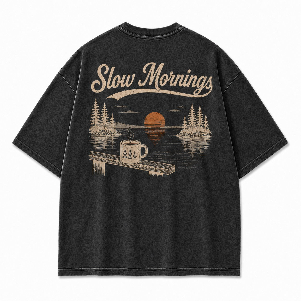 Slow Mornings by the Lake Tee