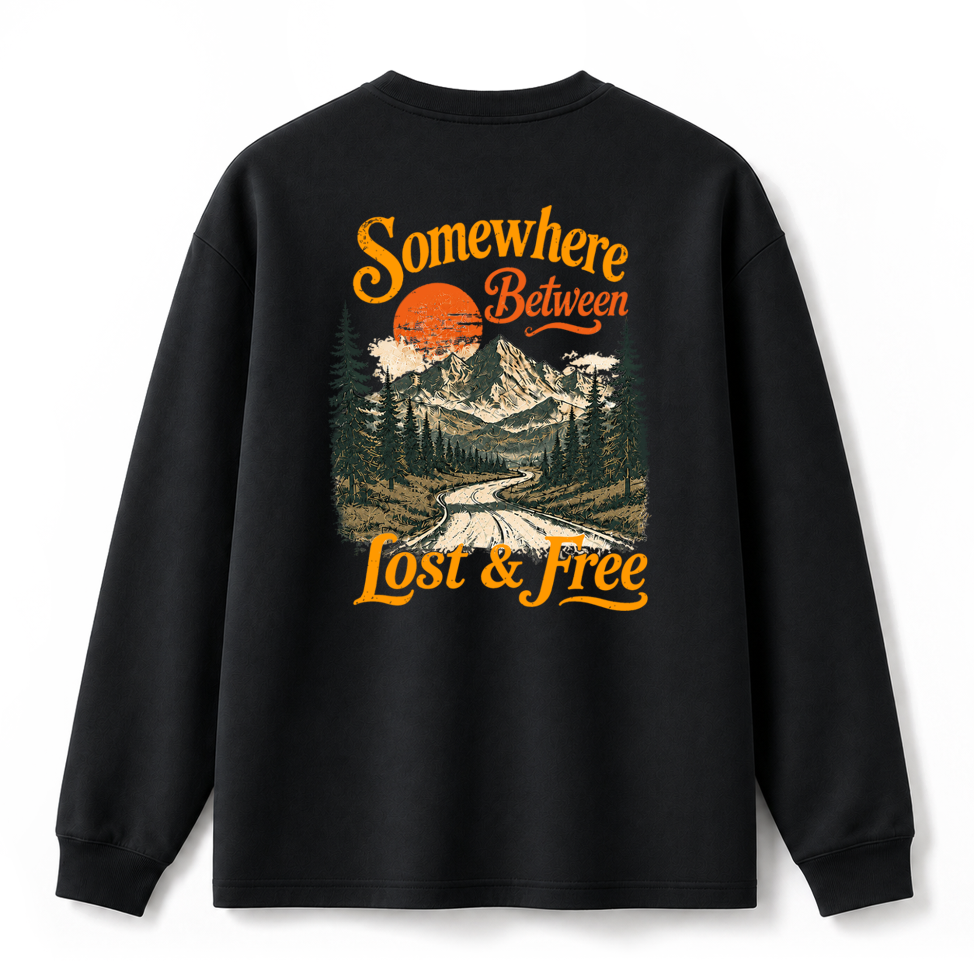 Somewhere Between Lost & Free Long Sleeve Tee
