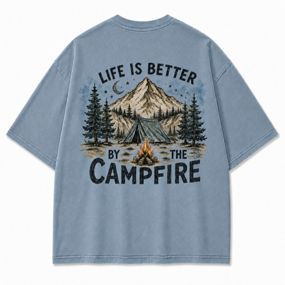 Life Is Better By The Campfire Graphic T-Shirt