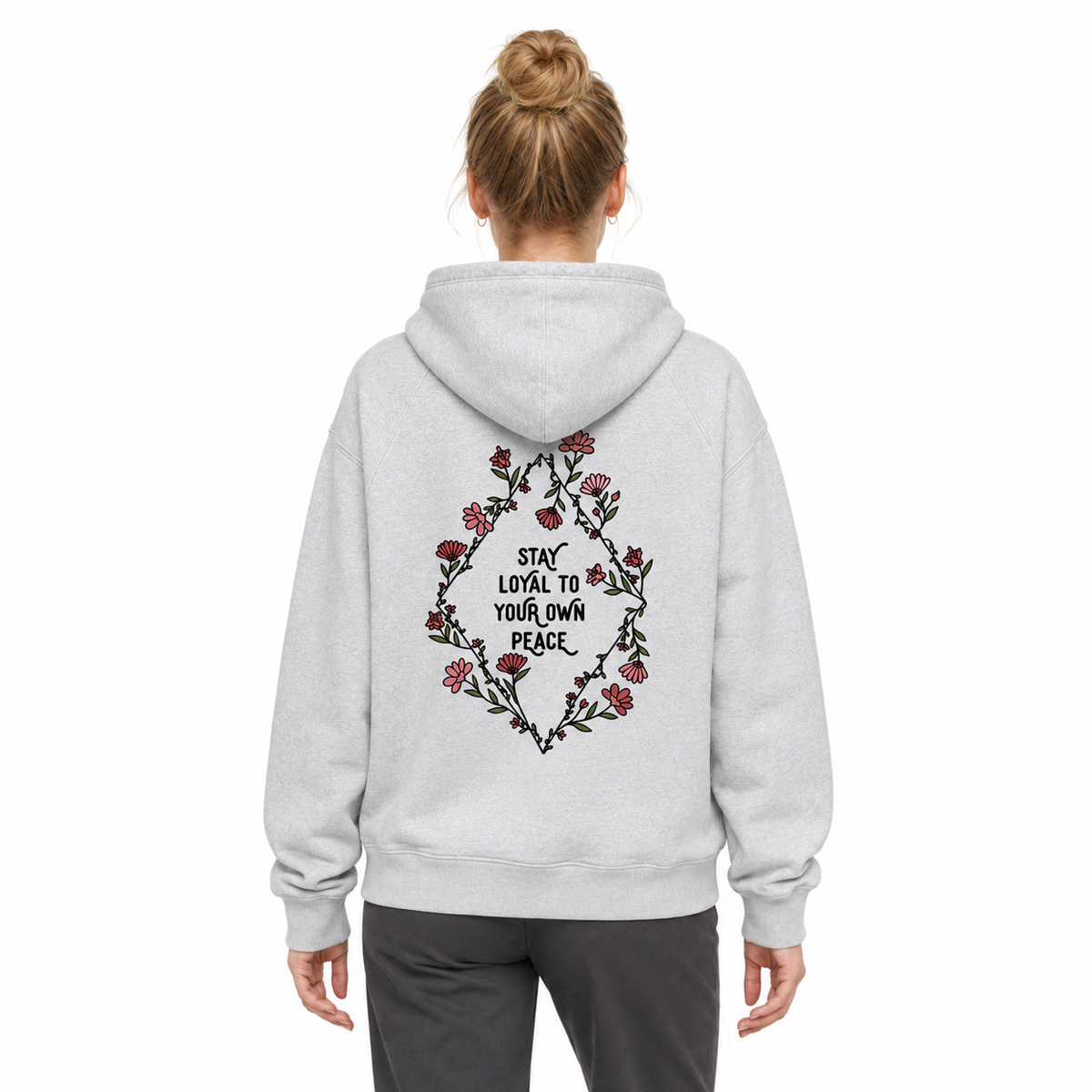Stay Loyal to Your Inner Peace-Zip Hoodie