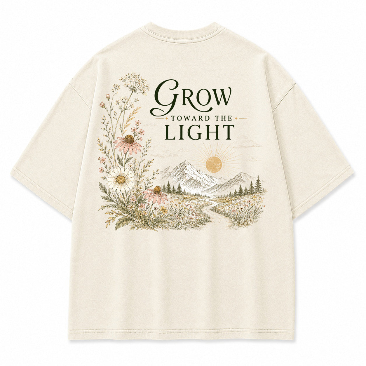 Bloom Toward The Light Graphic T-Shirt