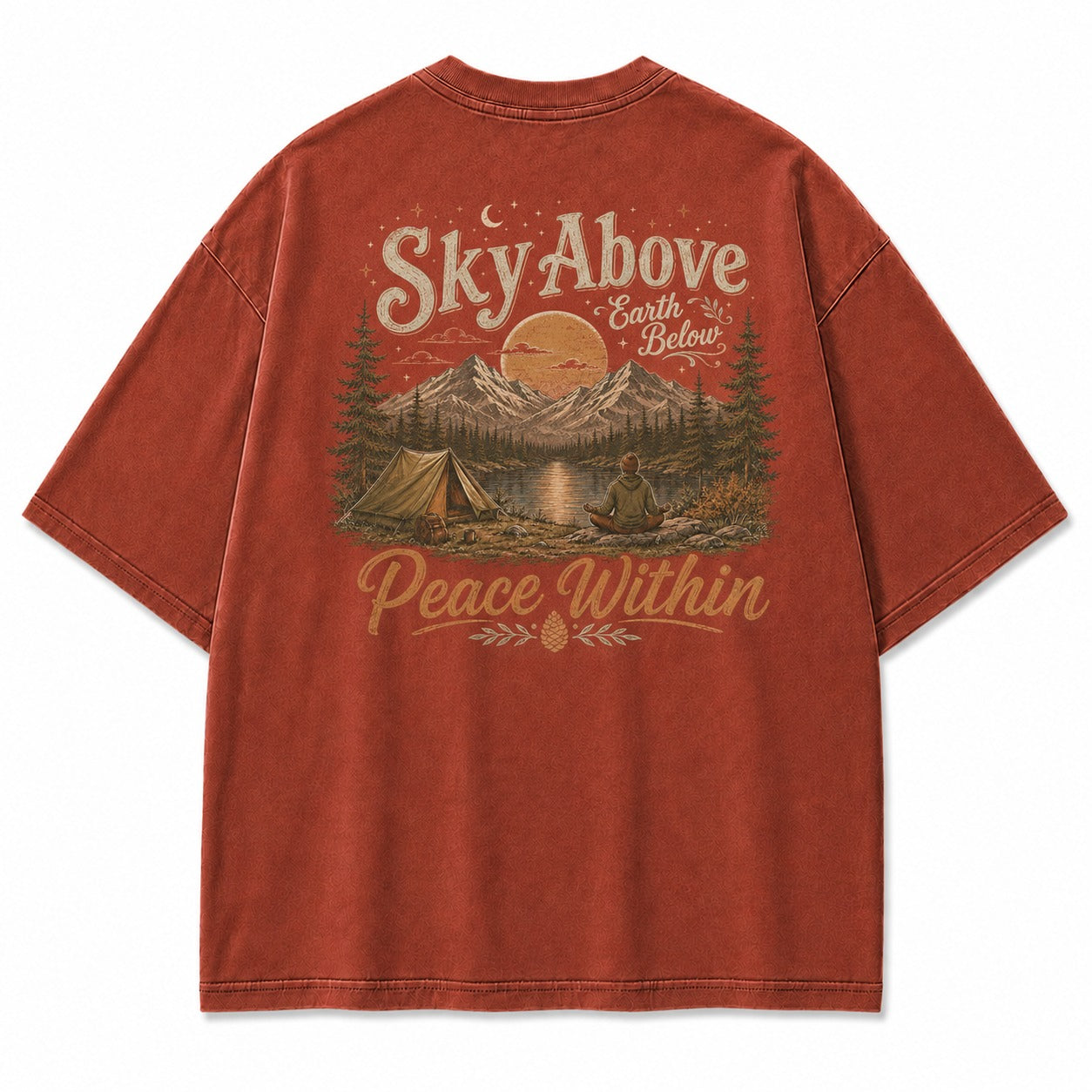 Peace Within Mountain Graphic Tee