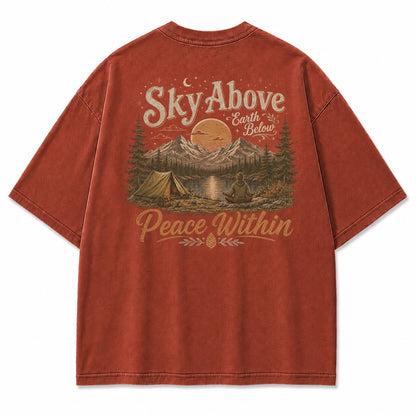 Peace Within Mountain Graphic Tee