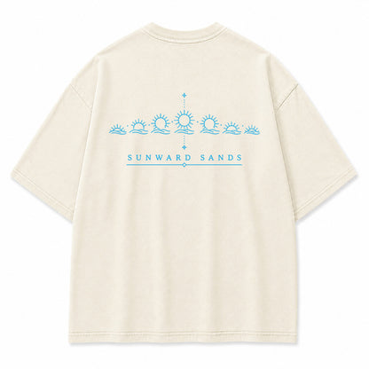 Sunward Sands Solar Cycle Graphic T-Shirt