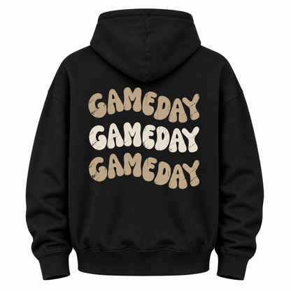 Game Day Baseball Stitch Graphic Hoodie