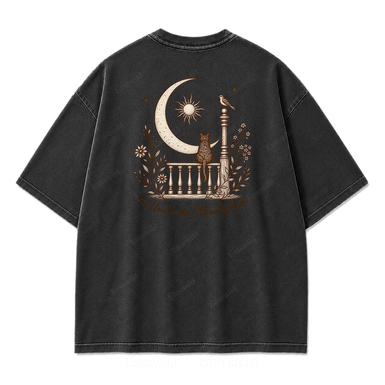 Lunar Reverie Vintage Graphic Print Tee