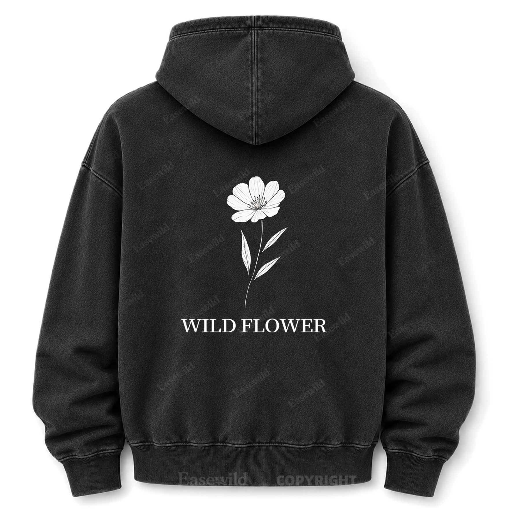 Wildflower Bouquet Washed Graphic Hoodie