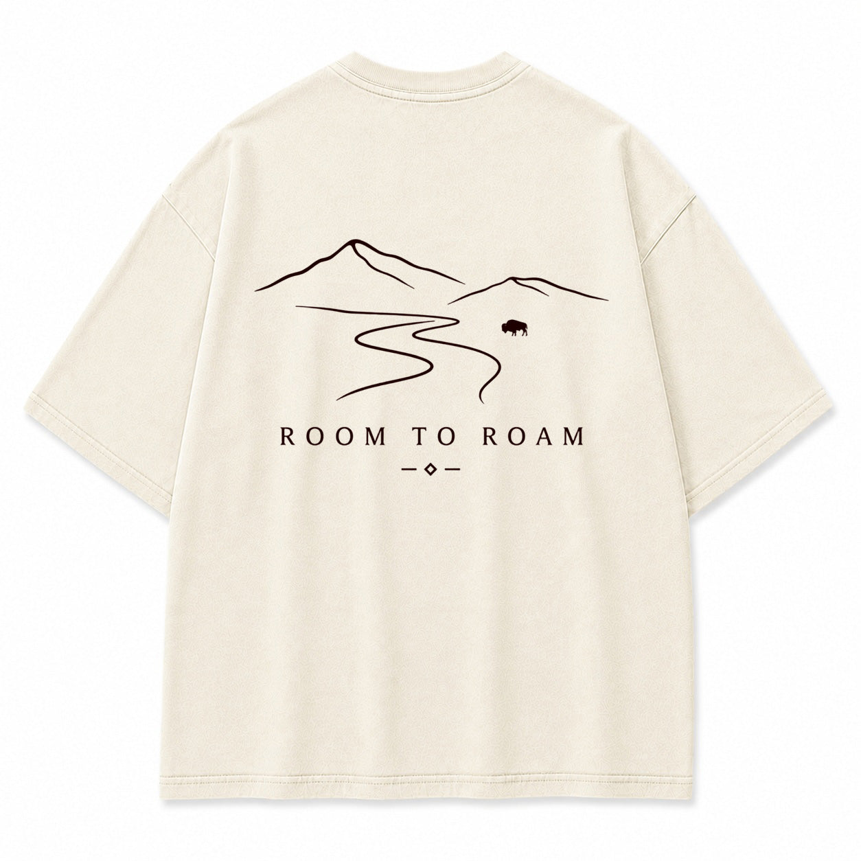 Room to Roam Mountain Bison Graphic T-Shirt