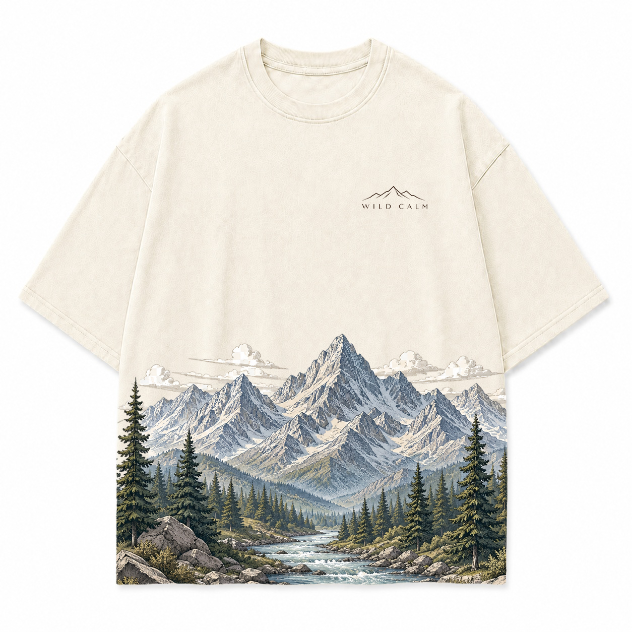 Timber Crest Alpine Wilderness Graphic T-Shirt