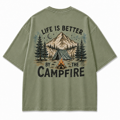 Life Is Better By The Campfire Graphic T-Shirt