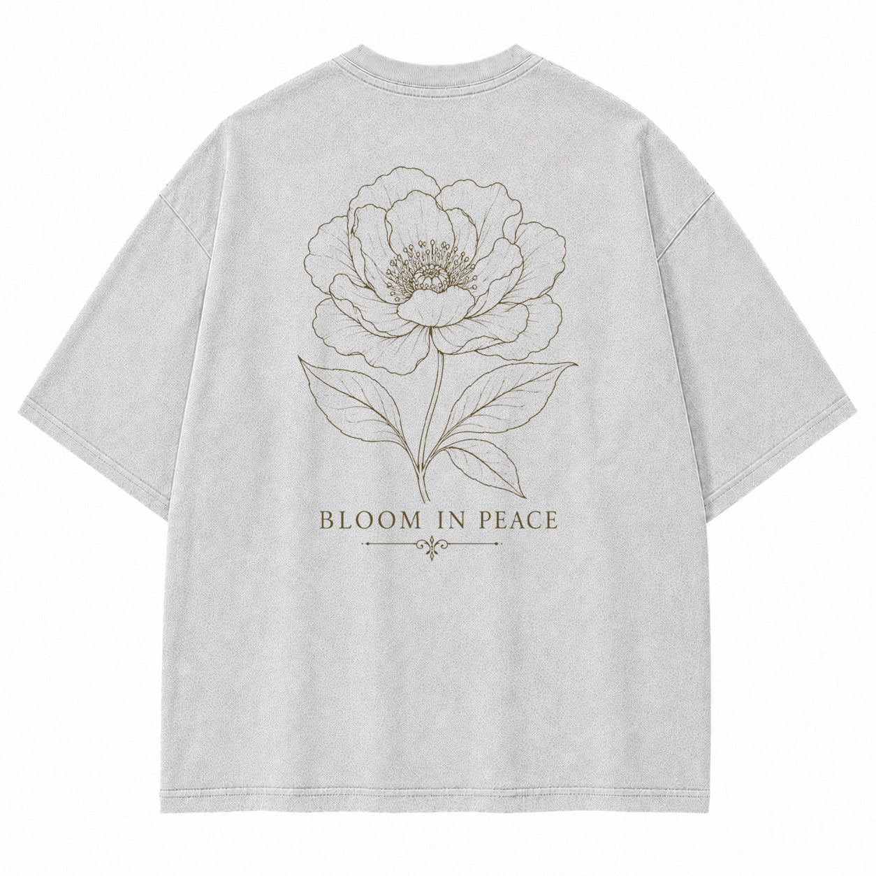 Bloom In Peace Floral Graphic T-Shirt