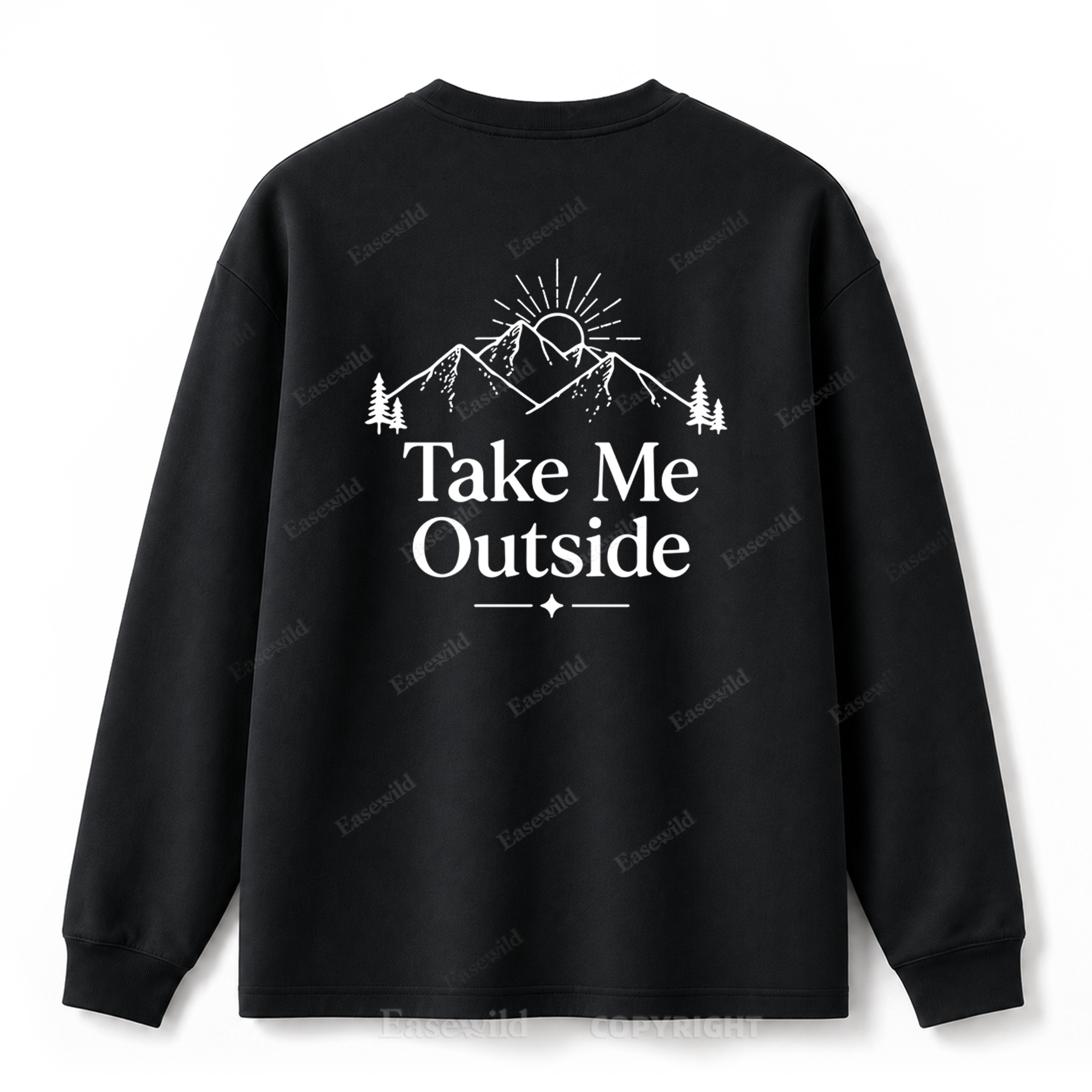 Take Me Outside Grafik-Langarm-T-Shirt