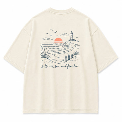 Salt Air Sun and Freedom Graphic T-Shirt