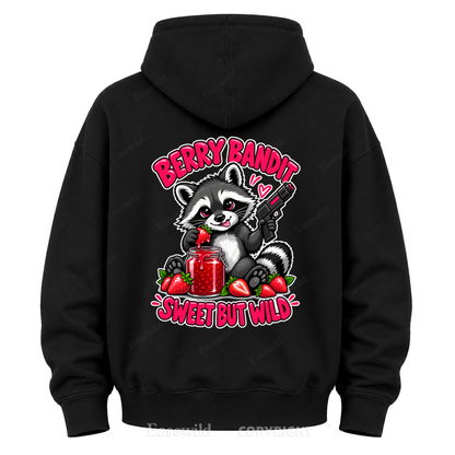 Berry Bandit Sweet But Wild Graphic Hoodie