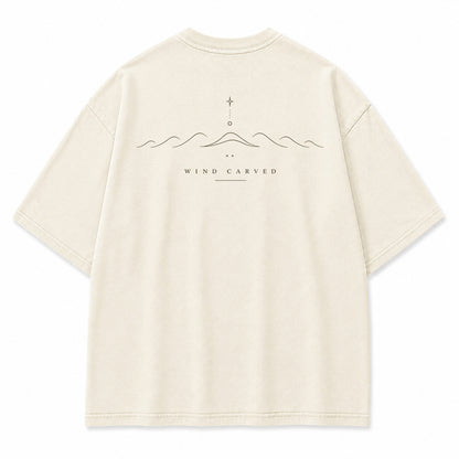 Wind Carved Desert Horizon Graphic T-Shirt