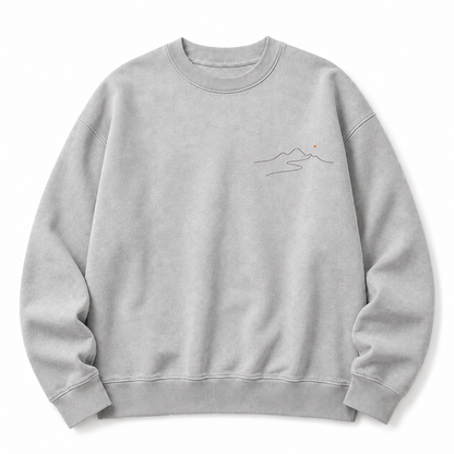 Go Where You Feel Most Alive Washed Graphic Sweatshirt