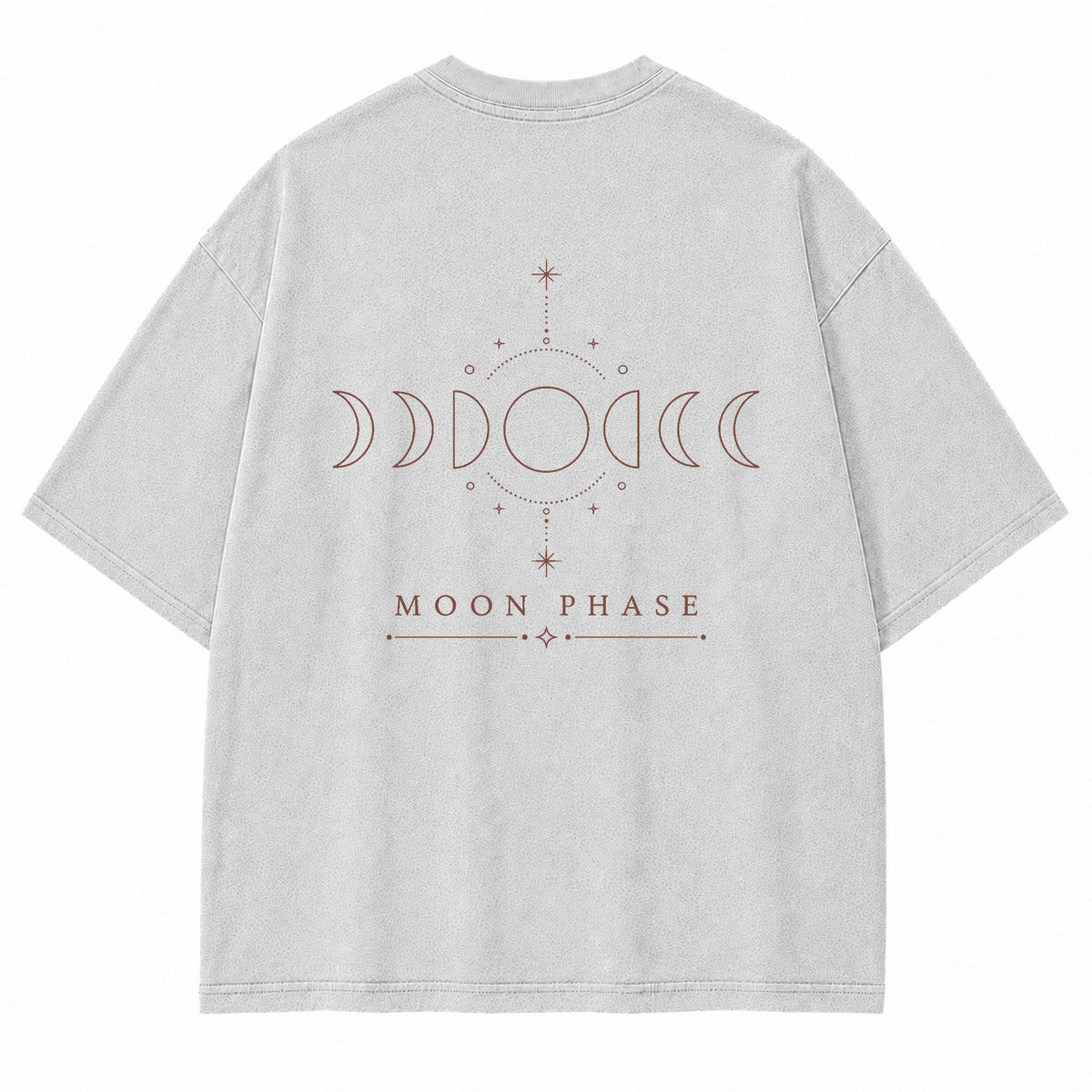 Moon Phase Minimal Washed Print Tee
