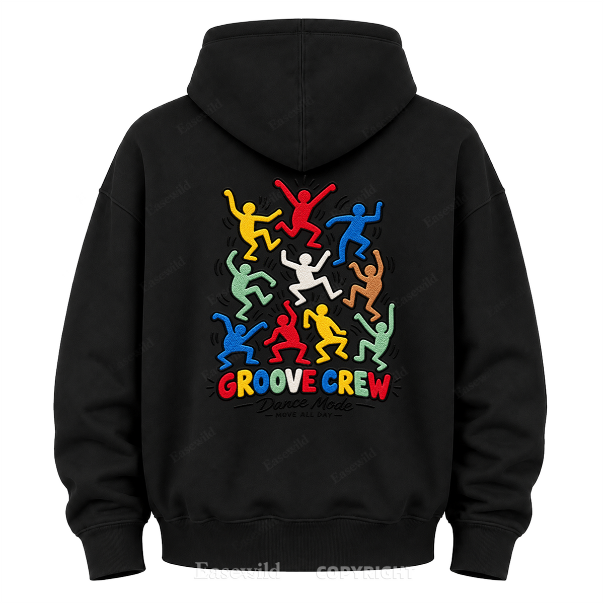 Groove Crew Dance Mode Graphic Hoodie