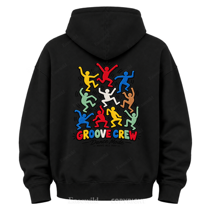 Groove Crew Dance Mode Graphic Hoodie