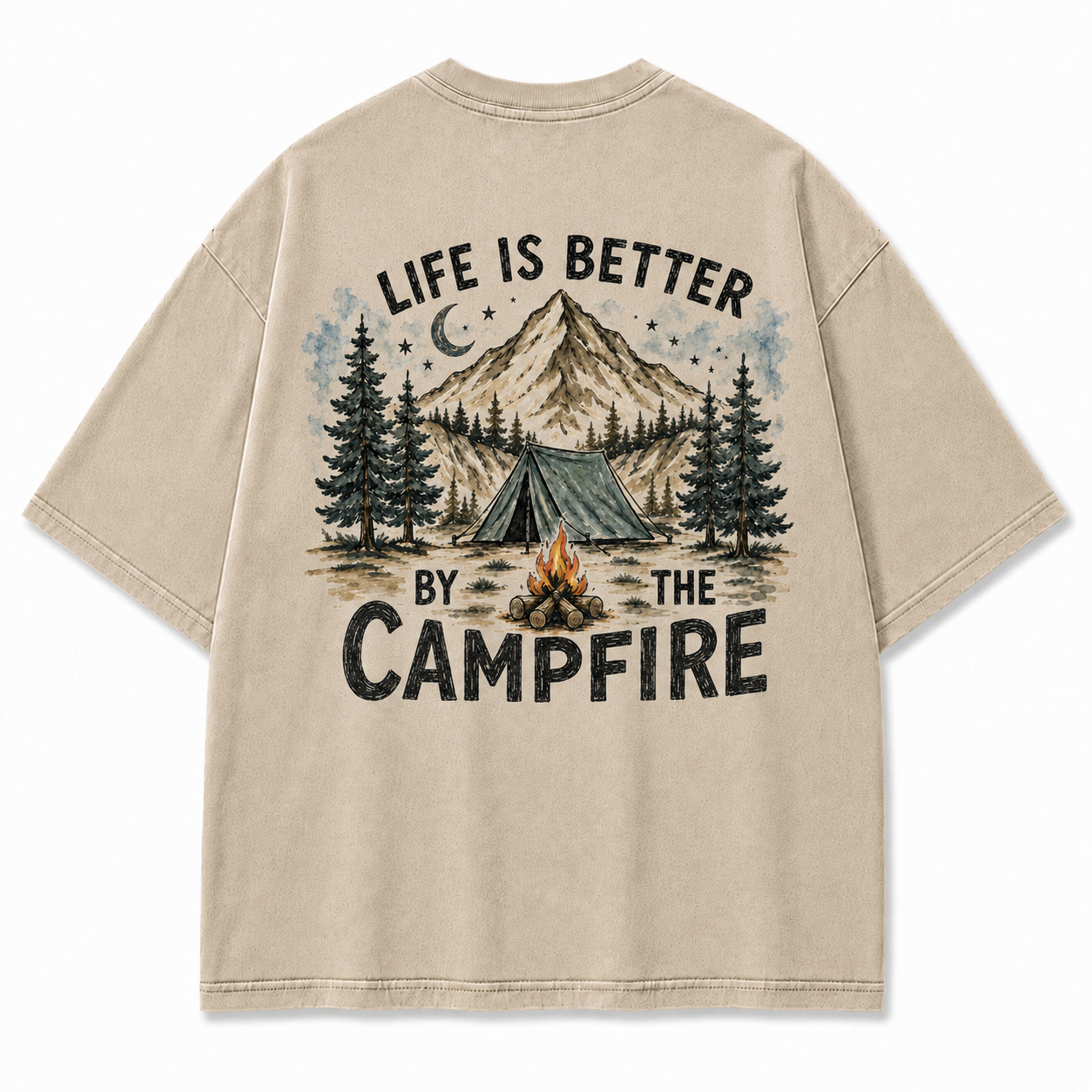 Life Is Better By The Campfire Graphic T-Shirt