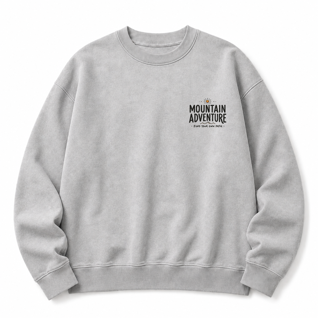 Find Your Own Path Washed Grafik-Sweatshirt