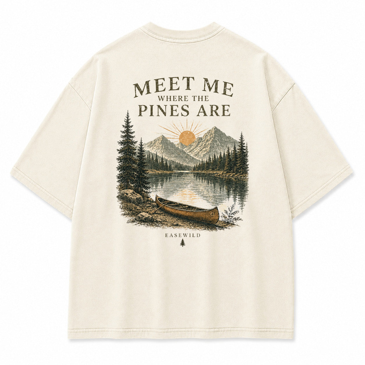 Pine Lake Escape Grafik-T-Shirt