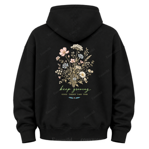 Keep Growing Wildflower Graphic Hoodie