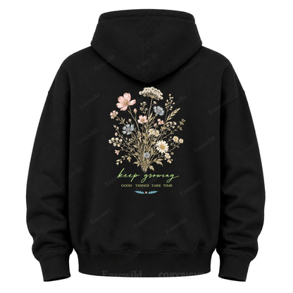 Keep Growing Wildflower Graphic Hoodie