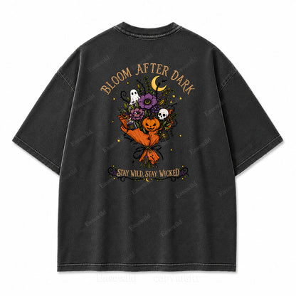 Bloom After Dark Halloween Washed Graphic Tee