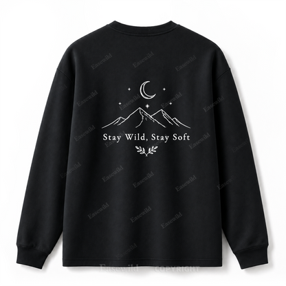 Stay Wild Stay Soft Graphic Long Sleeve Tee