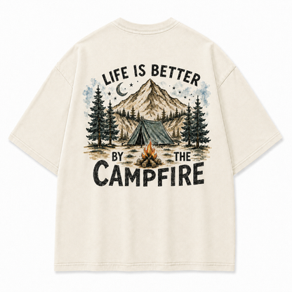 Life Is Better By The Campfire Graphic T-Shirt
