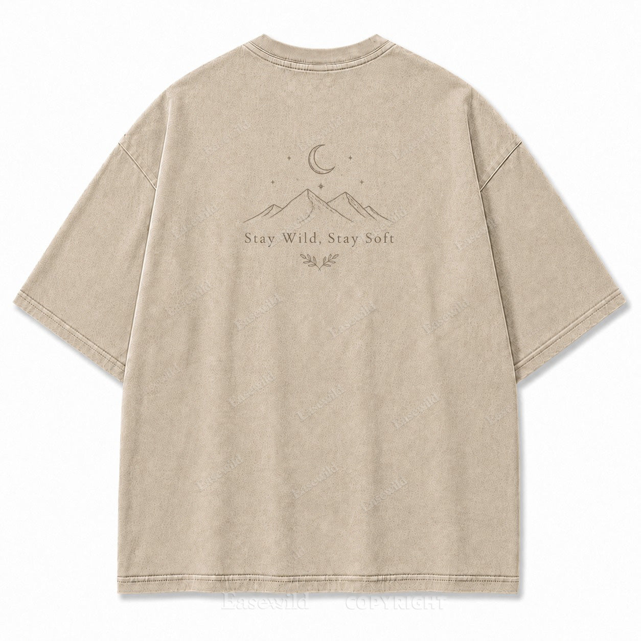 Stay Wild, Stay Soft Minimalist Mountain Tee