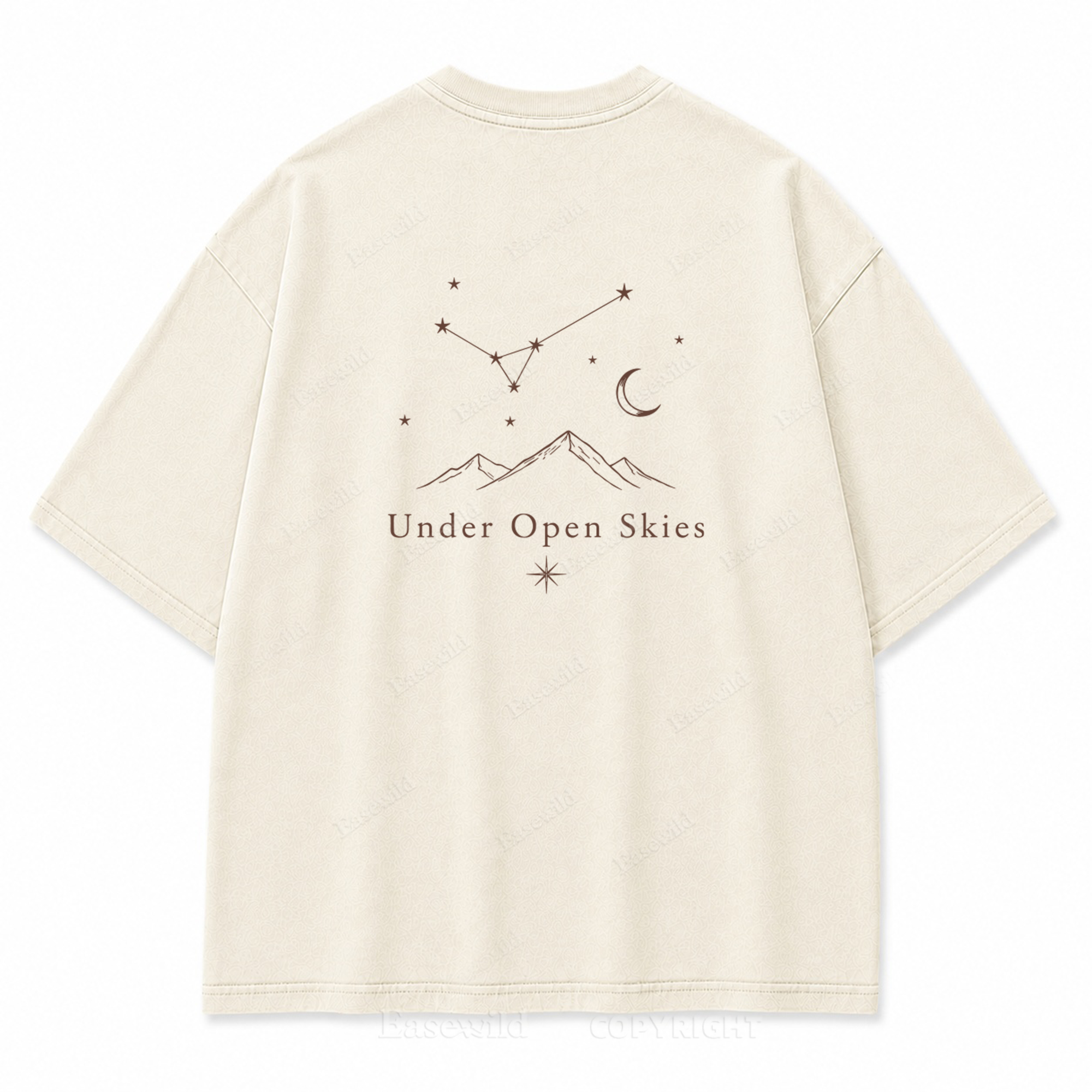 Under Open Skies Washed Back Print Tee