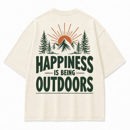 Happiness Lives Outside Tee